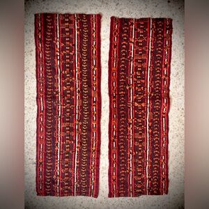 Matching Pair of Beautiful Traditional Berber Embroidered Panels - One of a Kind